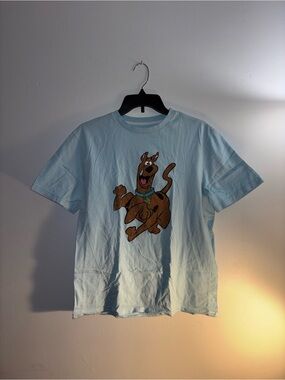Light Blue Scooby-Doo Graphic Short Sleeve Tee